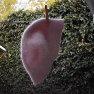 Pink fuzzy 90"s bucket hat